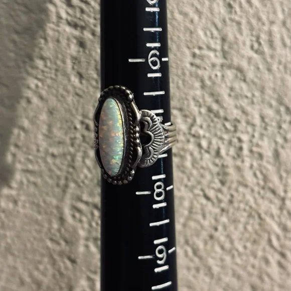 Native American opal ring - Picture 5 of 5